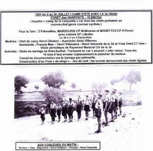 06 SCOUTS DE FRANCE GROUPE BAYARD 1 ERE ORAN zc0030